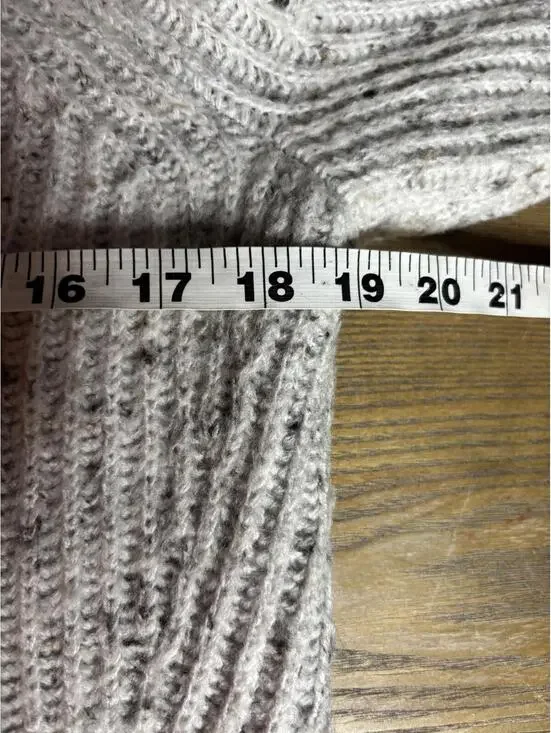 Madewell Donegal Northfield Mockneck Rib Knit Sweater Wool Acyrlic Blend - XS - Picture 6 of 7